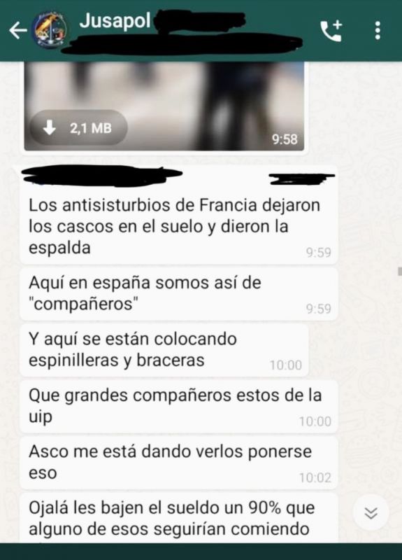 Policías de Jusapol inducían a ´bajas sindicales, bolis caídos, ni levantar actas a costa del ciudadano´ mientras llamaban ´granjeros´a sus compañeros de UIP