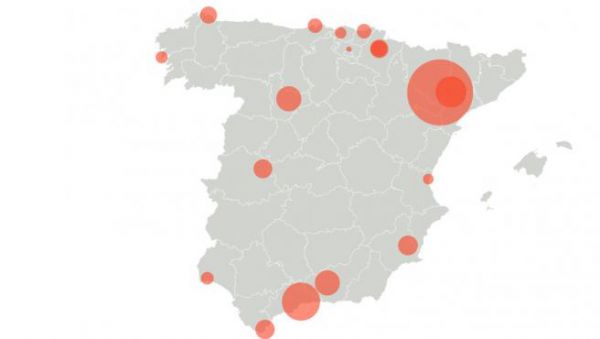 CORONAVIRUS ESPAÑA.- Los contagios en España caen a 118 a pesar de los 26 focos activos. Datos domingo 29 junio