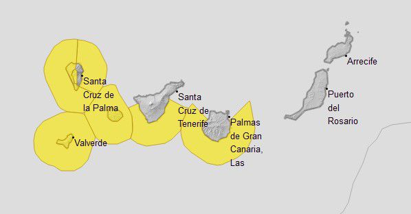 Una DANA situada al sur de las islas nos traerá Calima en los próximos días