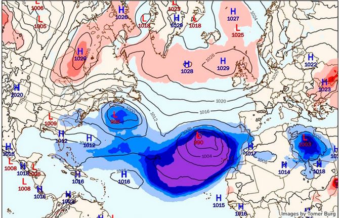 Canarias estará este martes en aviso naranja por vientos y amarillo por lluvias