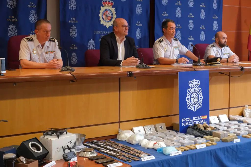 Nueve detenidos al capturar el mayor alijo de heroína decomisado hasta la fecha en Canarias