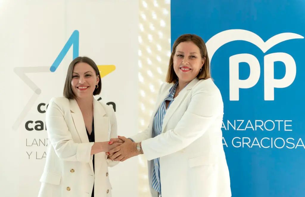 PP y CC cierran un acuerdo en el Cabildo de Lanzarote y en los ayuntamientos de Arrecife y Teguise