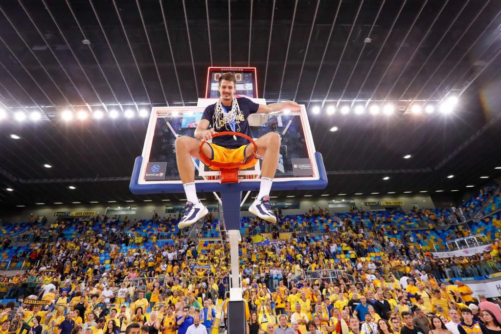 El jugador del GRANCA, Nicolás Brussino, mejor jugador latinoamericado de la ACB 2022-2023