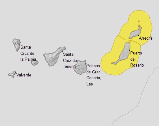 Una nueva borrasca que se formará este sábado al oeste de Portugal dejará lluvias en Canarias