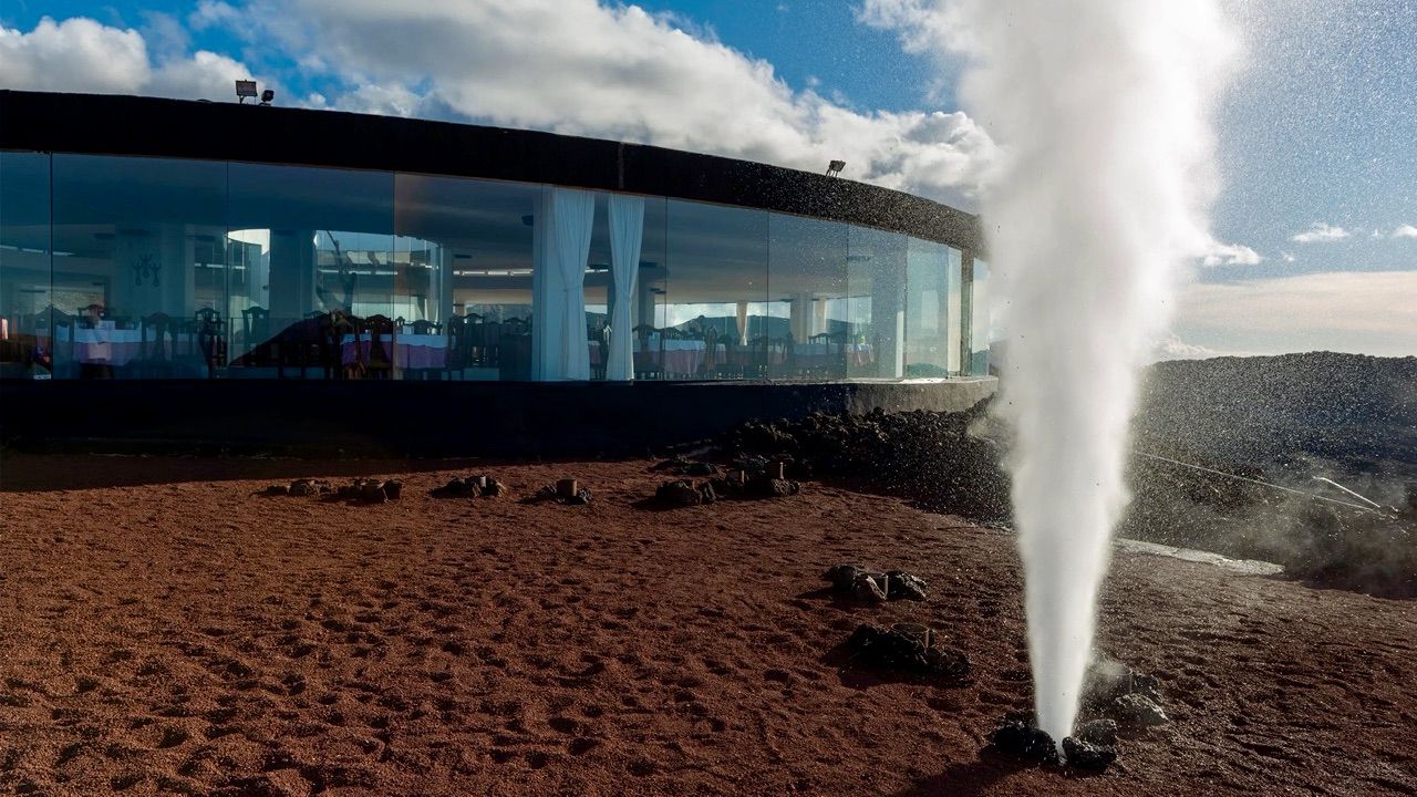Dos heridos por quemaduras del vapor en Timanfaya