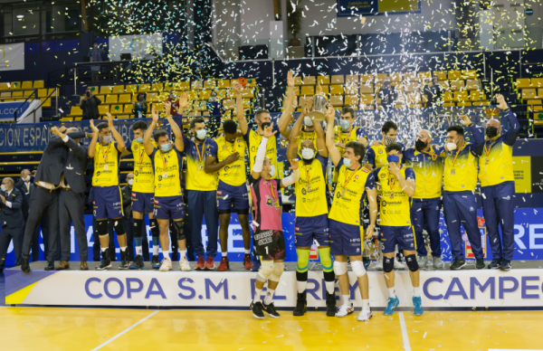 3-0. El Guaguas Las Palmas CAMPEÓN de la COPA DEL REY de VOLEIBOL 