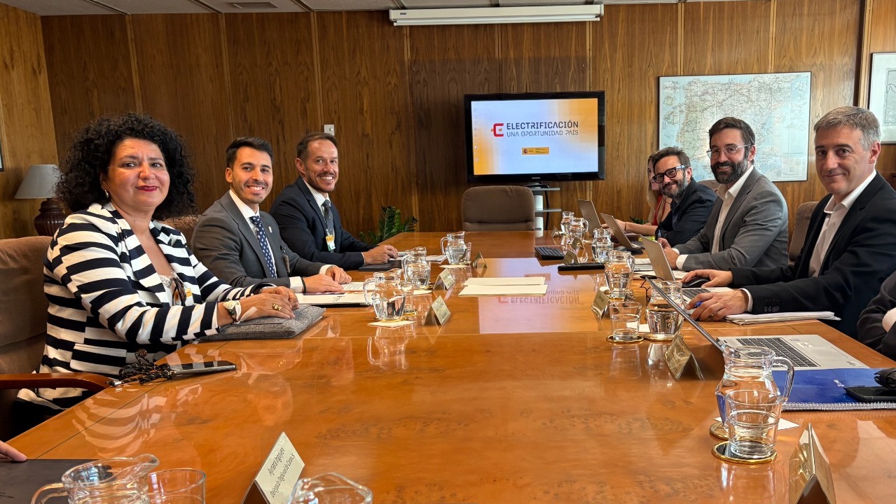 Zapata defiende ante el Miteco que la planificación eléctrica 2030 tenga en cuenta las singularidades de Canarias